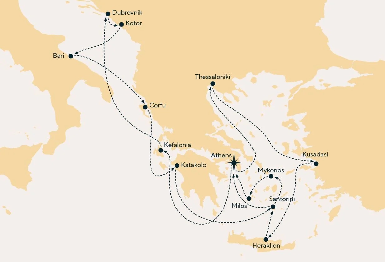 cruise map