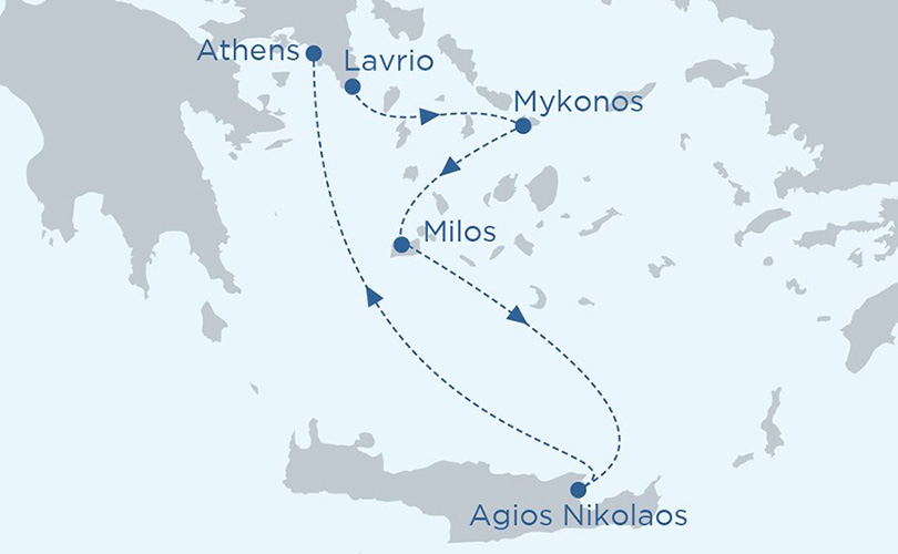 cruise map